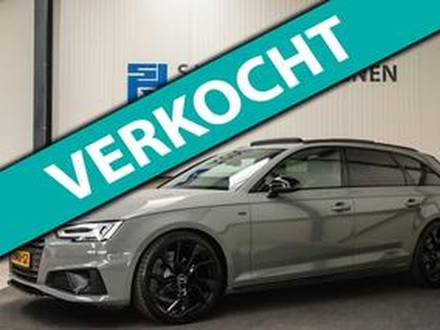 Audi A4 Avant 40 2.0TFSI S line Black Edition Facelift 190pk S-Tronic 1e|Panoramadak|Virtual Cockpit|Leder|LED Matrix|Camera|Black