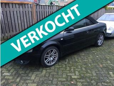 Audi A4 Cabriolet VERKOCHT