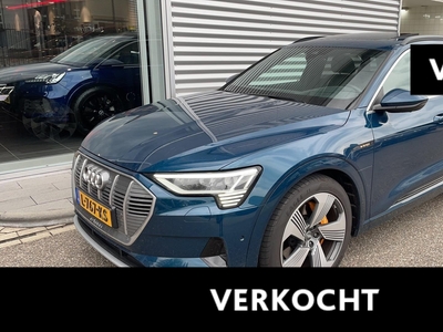 AUDI E-TRON e-tron 55 quattro advanced Pro Line Plus 95 kWh | Automaat | Leder | LED Matrix Navigatie | Memory seats | Lichtmetalen velgen | Panoramadak | Cruise control | Camera | Parkeersensoren | Elektrische Kofferklep |