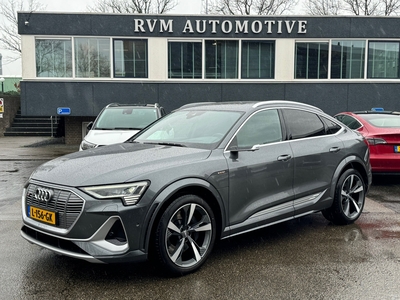 AUDI E-TRON Sportback S quattro 95 kWh 503pk PANO | TREKHAAK | LEDER | VIRTUAL MIRRORS