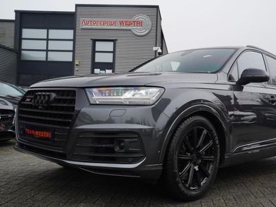 Audi SQ7 4.0 TDI Quattro Pro Line + | Panorma | RS-zetels | 360 cam | HuD | Trekhaak | Luchtvering | 4wiel besturing | Bang&olufse