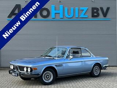 BMW 3.0 CS coup? Automaat Fjord Blau Sharknose gerestaureerd en alle historie aanwezig