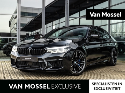 BMW 5-SERIE M5 Competition | BOWERS & WILKINS | SCHUIF-KANTELDAK | STOELMASSAGE | STOELVENTILATIE | SOFTCLOSE | KEYLESS ENTRY | 360 CAMERA | SAFFIER ZWART | ZWART LEDER | M-SPORTUITLAAT SYSTEEM |