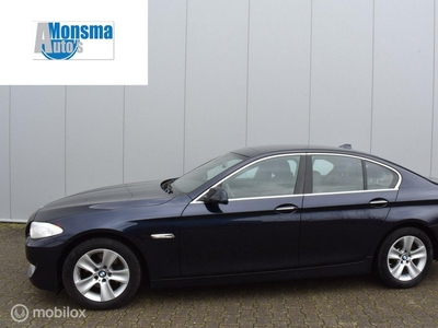 BMW 520i AUT. High Exe 2013 Blauw Navi Leder Memory Xenon Elek. Trekhaak