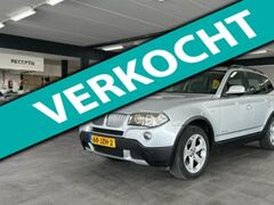 BMW X3 2.0d executive panoramadak navigatie clima cruise controle lm-velgen leer pdc stoelverwarming trekhaak