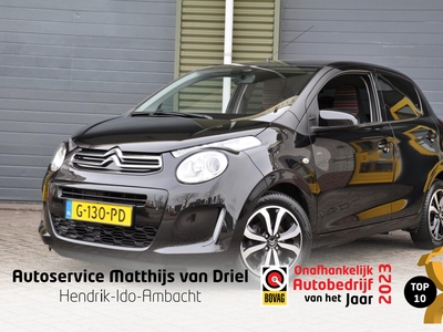 CITROEN C1 1.0 VTi Shine, Carplay, Achteruitrijcamera, Lichtmetalen Velgen, Climate-Control en Cruise-Control.