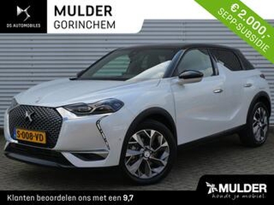 DS DS 3 CROSSBACK E-Tense Grand Chic EV 50kWh 136pk 3-FASEN AUTOMAAT ? 2.000 SEPP-SUBSIDIE NAVI | CAMERA | SMART KEYLESS | LEDER | DS MATRIX LED | TWO-TONE | DAB+