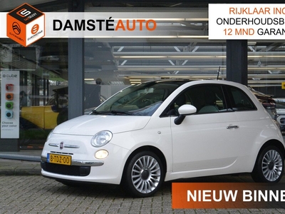 Fiat 500 TwinAir Turbo 80pk Lounge │ Panoramisch glazen dak │ 16