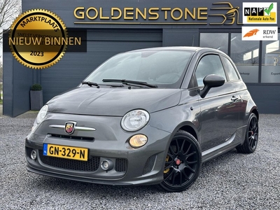 Fiat 500 1.4 T-Jet Abarth Turismo Navi,Clima,Leder,N.A.P,NL Auto,Nieuwe APK bij Aflevering