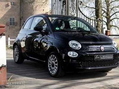 Fiat 500C 1.2 Lounge 2020 ZWART | Cabrio | Apple CarPlay | Benzine | PDC