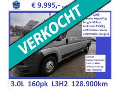 Fiat DUCATO Z. 3.0L - 160pk - L3H2 - airco - zilver