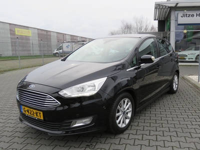 FORD C-MAX 1.0 Titanium 125 pk, Navigatie, Camera, Winter Pack,PANTHER BLACK METAALIC,118856KM.