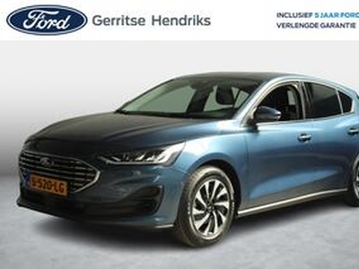 Ford FOCUS 1.0 EcoBoost 125PK Hybrid Titanium , Winter-pack, Driver Assistance Pack, Parking Pack, Apple Carplay / Android Auto, DAB radio, Full LED, Keyless Entry & Start, Parkeersensor voor & achter