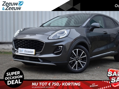 FORD PUMA 1.0 EcoBoost Hybrid Titanium |Zeer compleet| Winter Pack| Massagestoelen| Navigatie| Hoge zit|