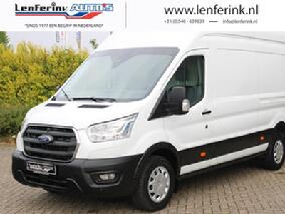 Ford TRANSIT 2.0 TDCi 130 pk L4H3 Navi, va 299,- p/mnd Camera, DAB+, Lane&Side Assist, 270 Graden Deuren, PDC V+A, 3-Zits