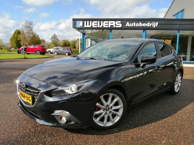 MAZDA 3 2.0 GT-M Nakama, Leder/Alcantara, Navi, Camera, 18 inch, zeer co