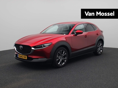 MAZDA CX-30 2.0 e-SkyActiv-X M Hybrid Luxury | Climate control | Navigatie | Leder | LMV | Parkeer sensoren | LED | Cam | Stoel/Stuur verwarming