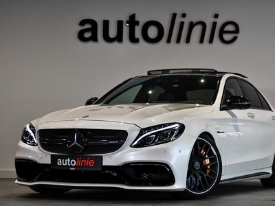 Mercedes-Benz C-klasse C63s AMG, Keramisch, Schaal, Carbon, HUD, 360, ACC, Pano, IWC, Drivers, Burmester, Keyless, Full!