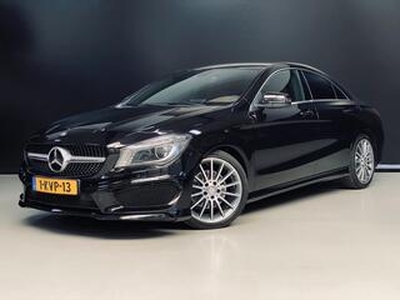 Mercedes-Benz CLA-KLASSE 180 AMG Line, Navi, Led/Xenon, Bluetooth/Tel, Voll Leder, PDC, Stoelverwarming, Private Glas, Volledig Onderhoud