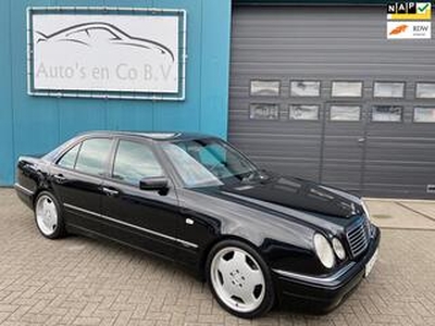 Mercedes-Benz E-KLASSE 50 AMG Leder Clima Uniek 20 jaar afgemeld 98.230 km origineel Verzamelobject