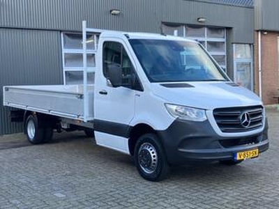 Mercedes-Benz SPRINTER 516 2.2 CDI EURO VI-D Maxi Airco Cruise Open laadbak Euro 6 Nieuw model Automaat Pick-up 1e eigenaar Bakwagen p-up