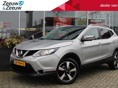 NISSAN QASHQAI 1.2 N-Connecta | Panorama dak | 360 Camera | Parkeersensoren Voor/Achter | Trekhaak | Cruise control | Automatische regen/licht sensor | Climate control | Voorstoelen verstelbaar | Keyless entry |