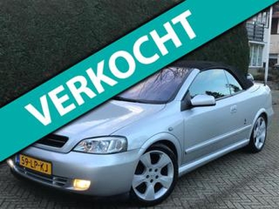 Opel ASTRA Cabriolet 1.8-16V CABRIO/LEER//STOELVERWARMING/LM VELGEN/RIJDT PERFECT!/