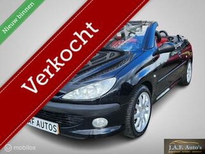 Peugeot 206 CC 2.0-16V Airco Elec dak Leder Luxe Nw APK!