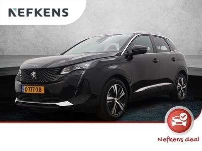 PEUGEOT 3008 SUV GT 130pk Automaat | Navigatie | Achteruitrijcamera | Full Led koplampen | Handsfree achterklep | Adaptieve Cruise Control | Keyless | Stoelverwarming | DAB+ radio | Apple Carplay | Donker getint glas | 18