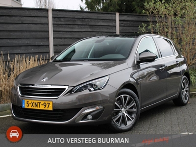 Peugeot 308 1.2 e-THP 130PK Allure 5DRS EAT6 Automaat Navigatie, Panoramadak, Trekhaak, Lichtmetalen velgen, Keyless Entry