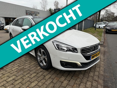 PEUGEOT 508 SW 1.6 BlueHDi Blue Lease Executive panoramadak, trekhaak, automaat, cruise, elec pakket, led/xenon, 1e eigenaar