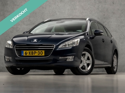 PEUGEOT 508 SW 1.6 THP Luxury Automaat (KETTING VERVANGEN, PANORAMADAK, WIT LEDER, STOELVERWARMING, NAVIGATIE, CRUISE CONTROL, BLUETOOTH, PARKEERSENSOREN, LM VELGEN, NIEUWSTAAT)