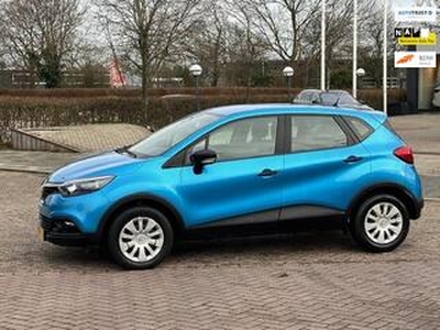 Renault CAPTUR 0.9 TCe Authentiquebj.2013, kleur: blauw,APK tot 12/2024 en NAP met 106853 km.trekhaak,cruise control,5 deurs,etc.