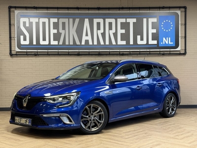 Renault Mégane Estate 1.6 TCe 205pk GT 2017, Groot navi, Bose, Led, 17 inch, stoelverwarming, cruise control, PDC, 100 % Renault. dealer onderhouden!