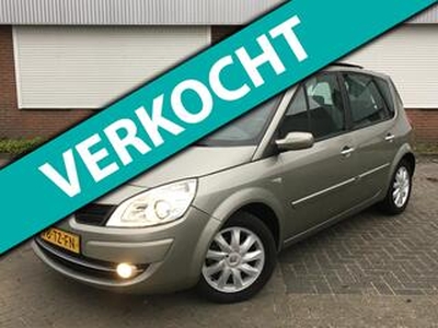 Renault SCENIC 1.6-16V Tech Line /1e EIGNR/GLAZENDAK/6BAK/CRUISE/NAVI/