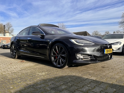 TESLA MODEL S P100D LUDICROUS 515KW LAUNCH CONTROL (INCL.BTW) *PANO | AUTO-PILOT | AIR-SUSPENSION | VOLLEDER | FULL-LED | CARBON-INT. | ACC | KEYLESS | MEMORY-PACK | CAMERA | ECC | PDC*