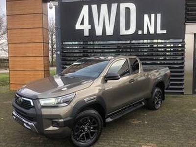 Toyota HI-LUX 2.4 TD AUT4X4 EXTRA CAB 2021/22 INVINCIBLE - HUNTER CUSTOM EDITION v.a. ? 41.900 EXCL BTW 3500 kg trekgewicht - perfecte bedrijfs auto -inrichting of opbouw naar eigen specifieke wens . 4WD.NL leverbaar