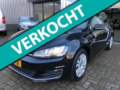 Volkswagen GOLF Variant 1.4 TSI Highline automaat half leer massage xenon navigatie climate cruise lm-velgen elektrische pakket vo