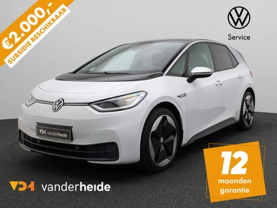 VOLKSWAGEN ID.3 First Max 58 kWh 204PK Panoramdak, Head-up, achteruitrijcamera, stuur/stoelverwarming, Matrix-LED, side assist, 20'' lichtmetaal