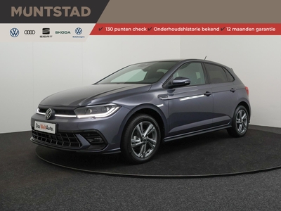 VOLKSWAGEN POLO 1.0 TSI 95PK R-Line DSG | IQ.Light | Navi via APP | Apple CarPlay/Android Auto | Keyless | Stoelverwarming | PDC | Virtual Display | Getint Glas |