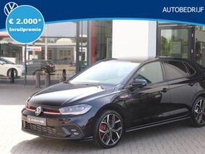 Volkswagen POLO 2.0 TSI GTI 205PK / 152kW, Elektrisch glazen panorama-dak, achteruitrijcamera, Keyless Entry/Start, verkeerstekenherkenning, diefstalalarm, 18'' LMV, full map navigatie, high end audio, Apple Carplay & Android Auto, Lane Assist, 2-zone climatronic, verwar