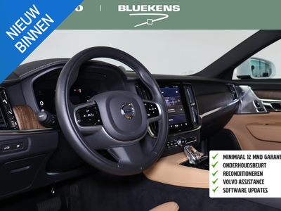 VOLVO V90 T6 Recharge AWD Ultimate Bright - Luchtvering - Panorama/schuifdak - IntelliSafe Assist & Surround - 360º Camera - Bowers & Wilkins audio - Adaptieve LED koplampen - Verwarmde voorstoelen & stuur - Head up display - Elektr. bedienb. voorstoelen met geh...