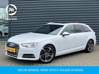 Audi A4 Avant 1.4 TFSI S-line 150pk | Panodak | Led | Stoelmassage | Sportsoelen Leder/Alcantara | Climate Control | Stoelverwarming |