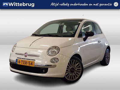 Fiat 500 0.9 TwinAir Turbo Cult met o.a. Panoramadak en Lederen bekleding!