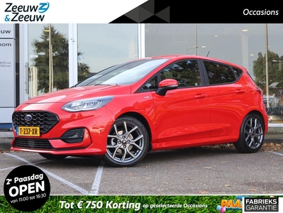 Ford Fiesta 1.0 EcoBoost Hybrid ST-Line 125PK | Apple Carplay/Android Auto | Climate Control | Cruise Control | Parkeersensoren