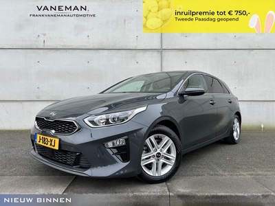 Kia Ceed 1.0 T-GDi DynamicPlusLine | Camera | Navi | H-Leder | Stuur-/Stoelverwarming | Clima | Key-Less | Apple CarPlay/Android Auto | 16” Velgen | PDC | Cruise | LED |