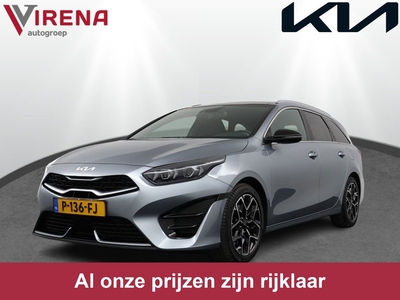 Kia Ceed Sportswagon 1.5 T-GDi GT-Line Automaat - Navigatie - Trekhaak - Cruise Control Adaptief - Schuif-/kanteldak - Stoel-/stuurverwarming - Fabrieksgarantie tot 03-2029