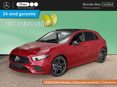 Mercedes-Benz A-klasse 180 AMG | Nightpakket | Panoramadak | Achteruitrijcamera | Stoelverwarming | Sfeerverlichting