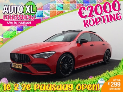 Mercedes-Benz CLA-Klasse 200 AMG Pano-dak Camera Leder Sfeerverlichting