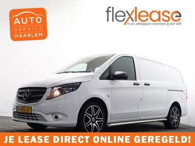 Mercedes-Benz Vito 116 CDI Lang Avantgarde Aut- 2x Schuifdeur, Navi, Lane Assist, Sidebars, Trekhaak, Grijs kenteken